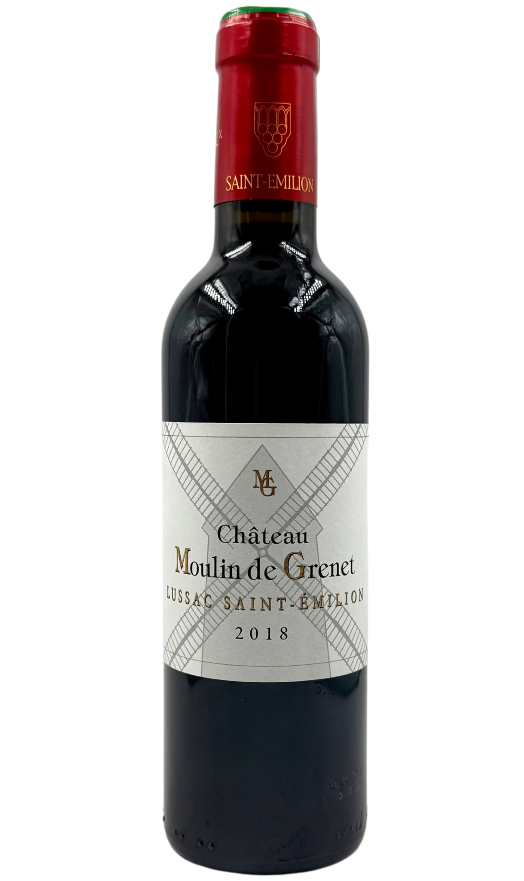 Lussac Saint-Emilion 2016 - Château Moulin de Grenet in half-bottle 37.5 cl