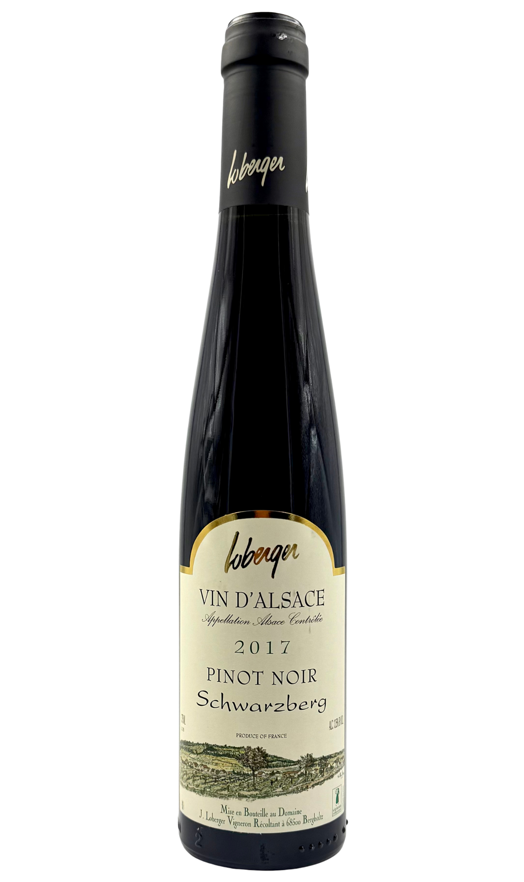 Pinot Noir "Schwarzberg" 2017 - Domaine Loberger en demi-bouteilles 37,5cl
