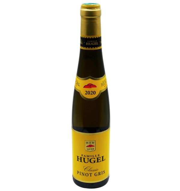 Pinot Gris Classic 2020 produit par la Famille Hugel en demi-bouteille 37,5cl sur VINAdemi