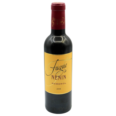 Pomerol - Fugue de Nénin 2018 2ème Vin Château Nénin en demi-bouteille 37,5cl sur VINAdemi