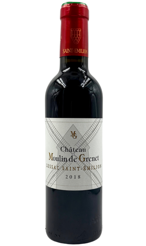 Lussac Saint-Emilion 2018 - Château Moulin de Grenet en demi-bouteille 37.5 cl