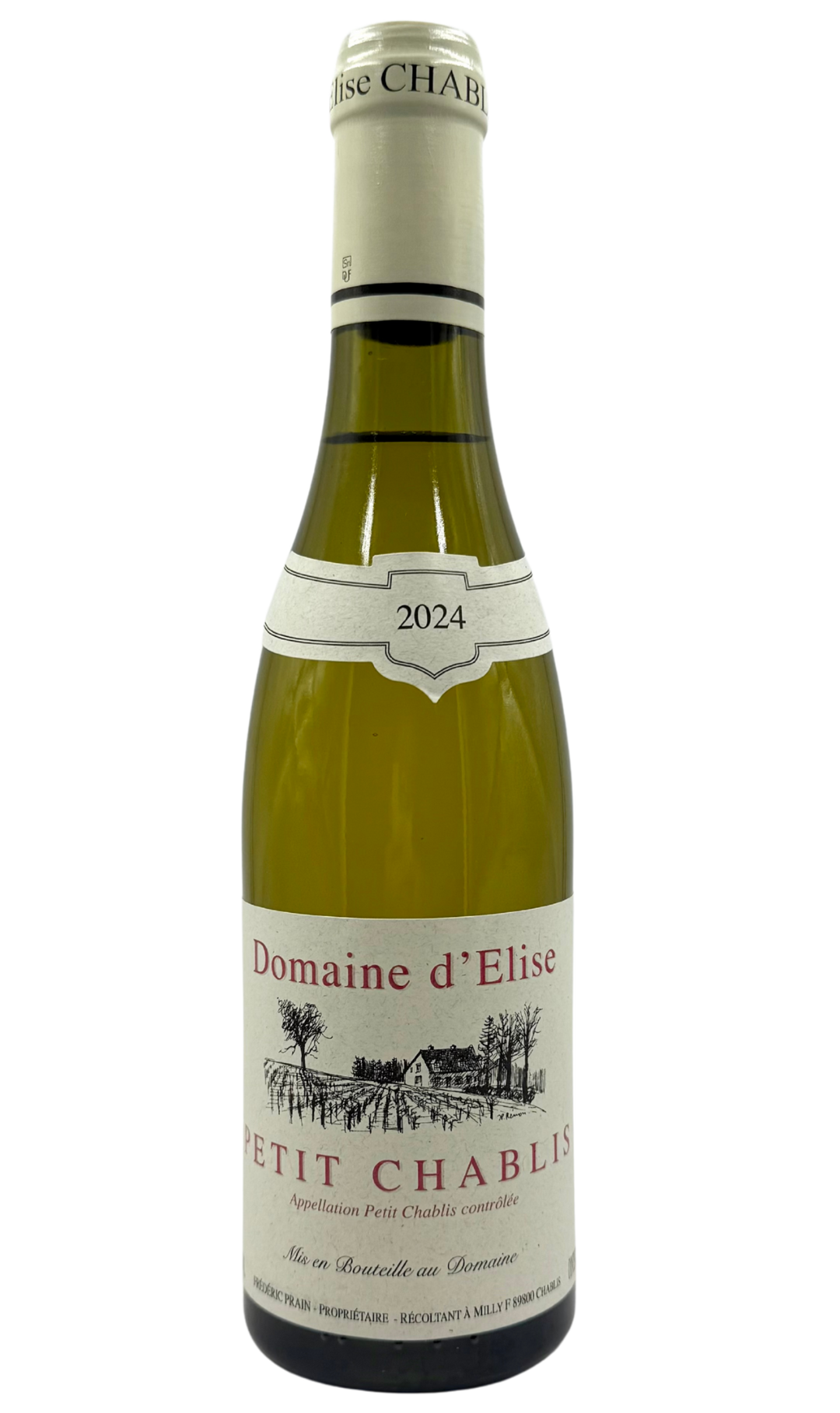 Petit Chablis 2024 - Domaine d'Elise - Demi-bouteille 37.5 cl