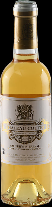 Sauternes-Barsac - Premier Grand Cru Classé en 1855 - Château Coutet 2010 en demi-bouteille 37.5 cl