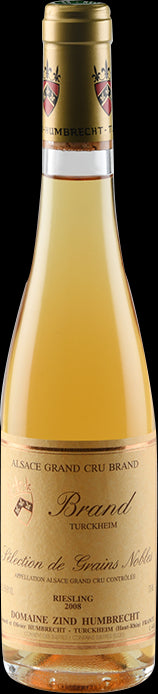 Riesling - Brand Grand Cru Sélection de Grains Nobles 2008 - Domaine Zind Humbrecht en demi-bouteille 37.5 cl